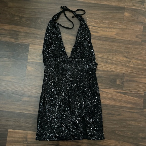 Princess Polly sequin black dress. - Picture 3 of 6